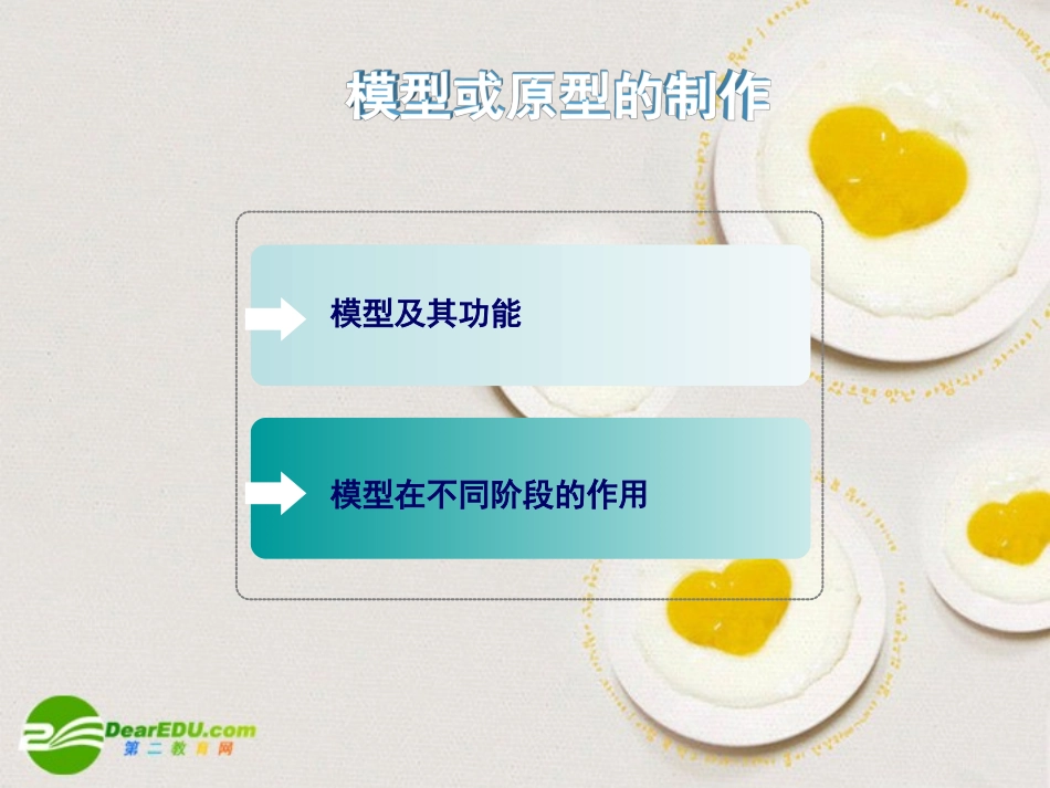 高一通用技术-第七单元-模型或原型的制作(模型)技术课件1_第2页
