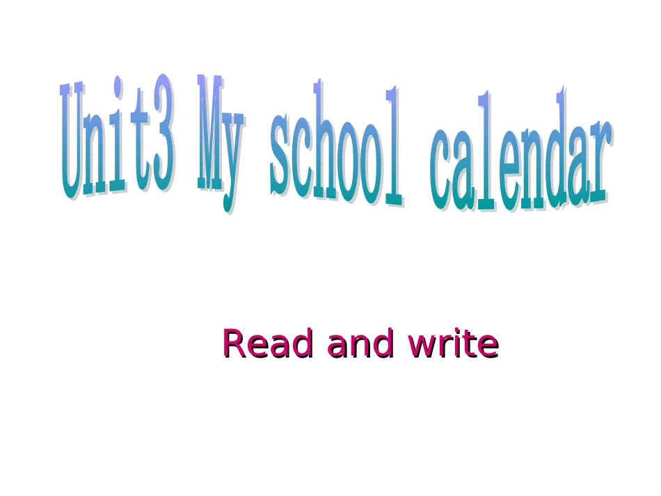 Read-and-write_第1页