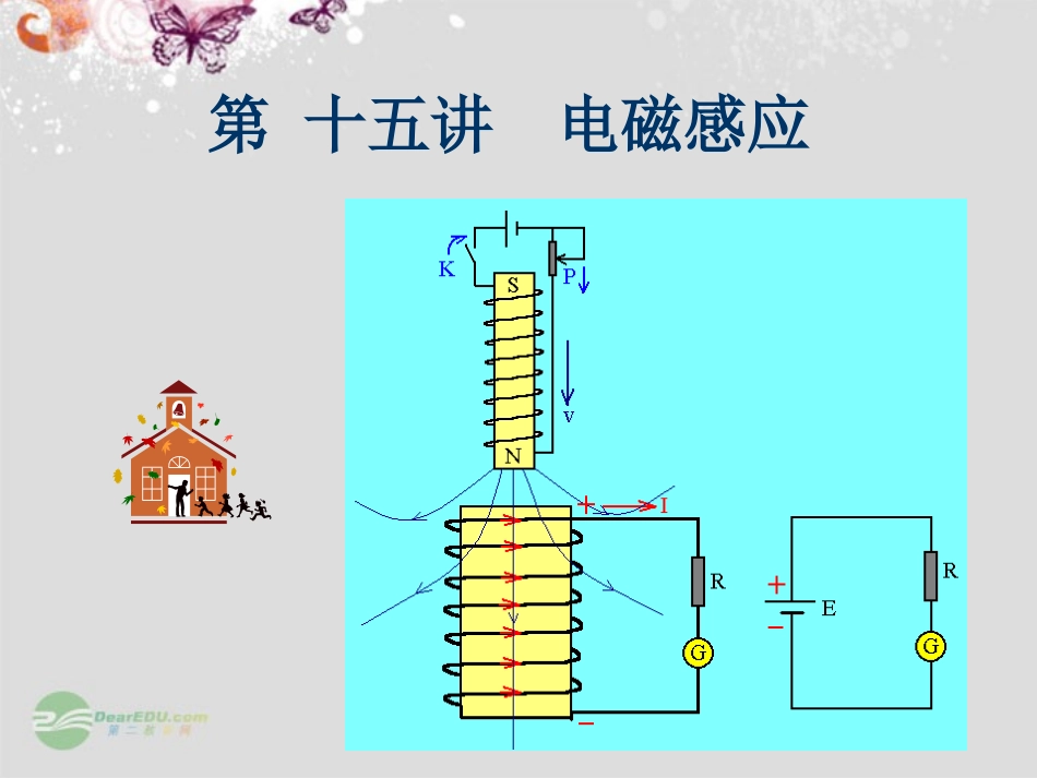 吉林省长春市第五中学高三物理-第十五讲-电磁感应课件_第1页