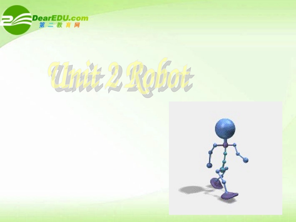 高中英语-Unit-2-Robots-Speaking-&-Writing课件-新人教版选修7_第1页