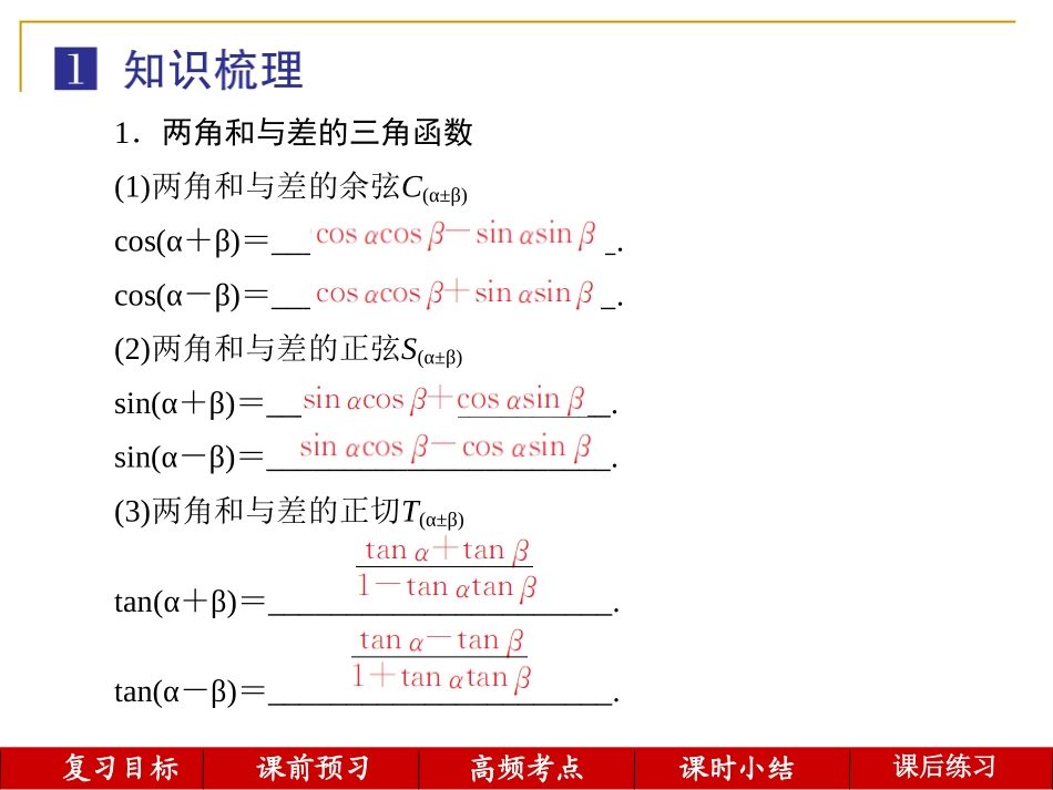 第24讲--两角和与差的三角函数_第3页