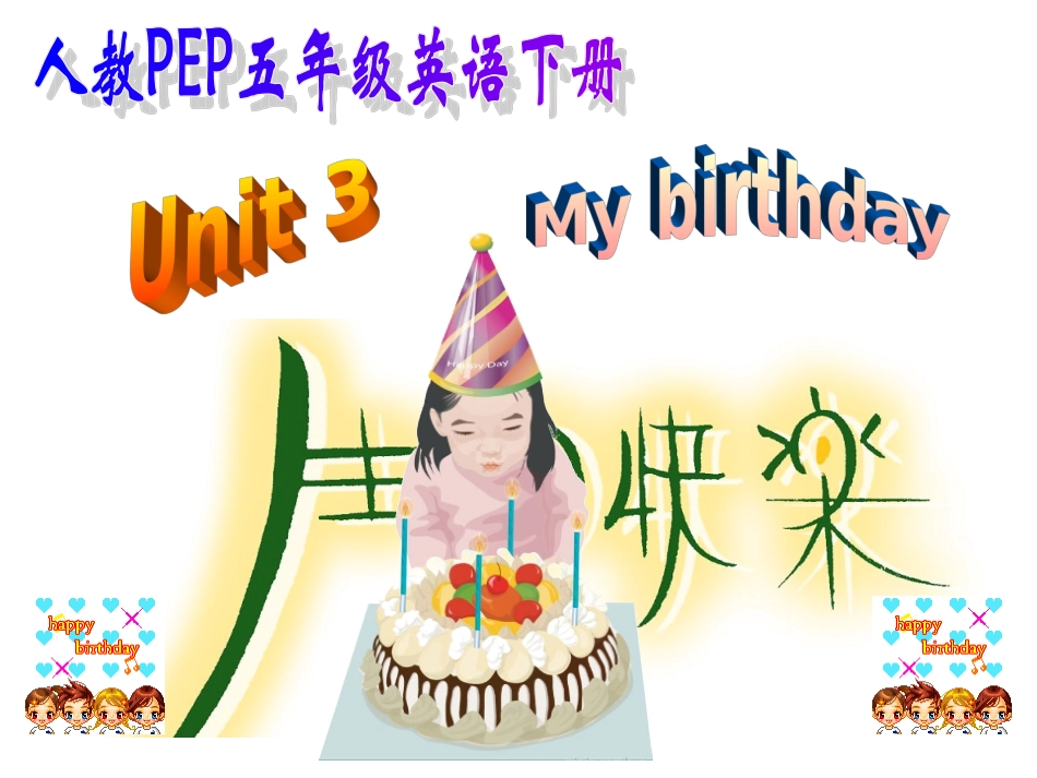 人教版PEP小学五年级英语下册Unit3-My-Birthday课件PPT_第1页