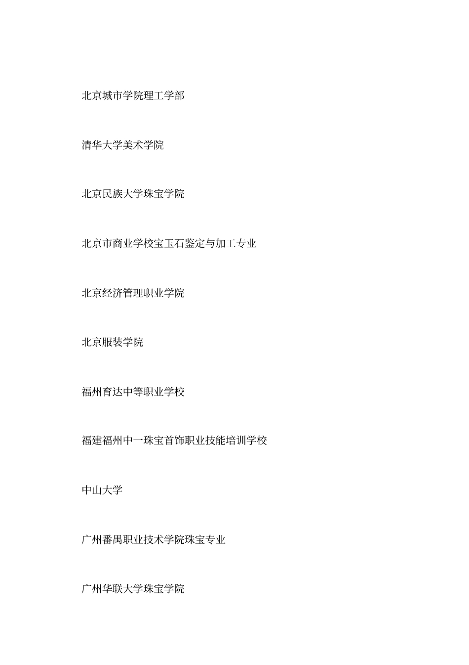 国内开办珠宝设计专业的院校大全_第2页