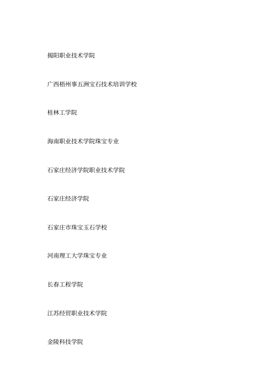 国内开办珠宝设计专业的院校大全_第3页