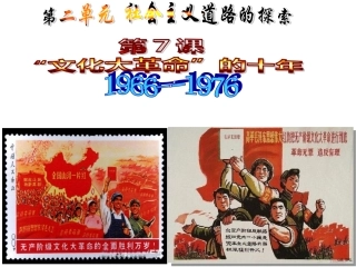 第七课文化大革命的十年
