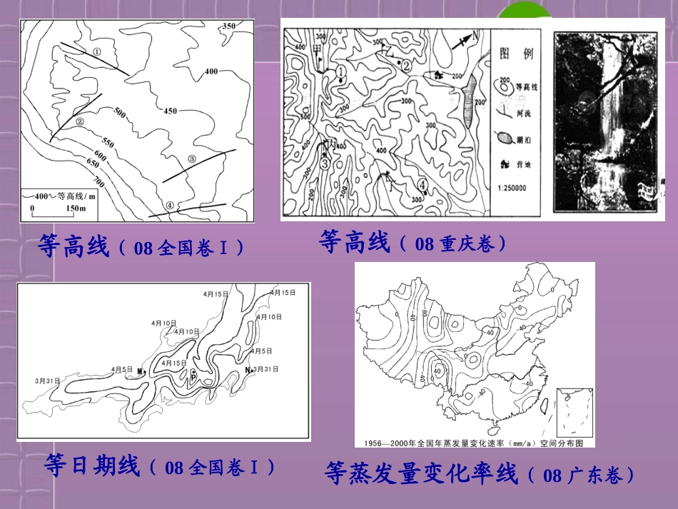 湖南长沙一中2011届高三地理二轮复习-等值线课件_第3页