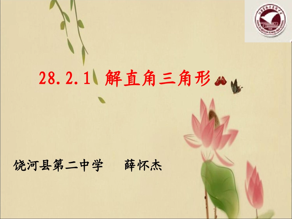 《解直角三角形》课件_第2页