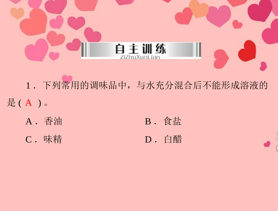 2013年中考化学复习-第16讲《溶液溶解度》课件-粤教版_第2页