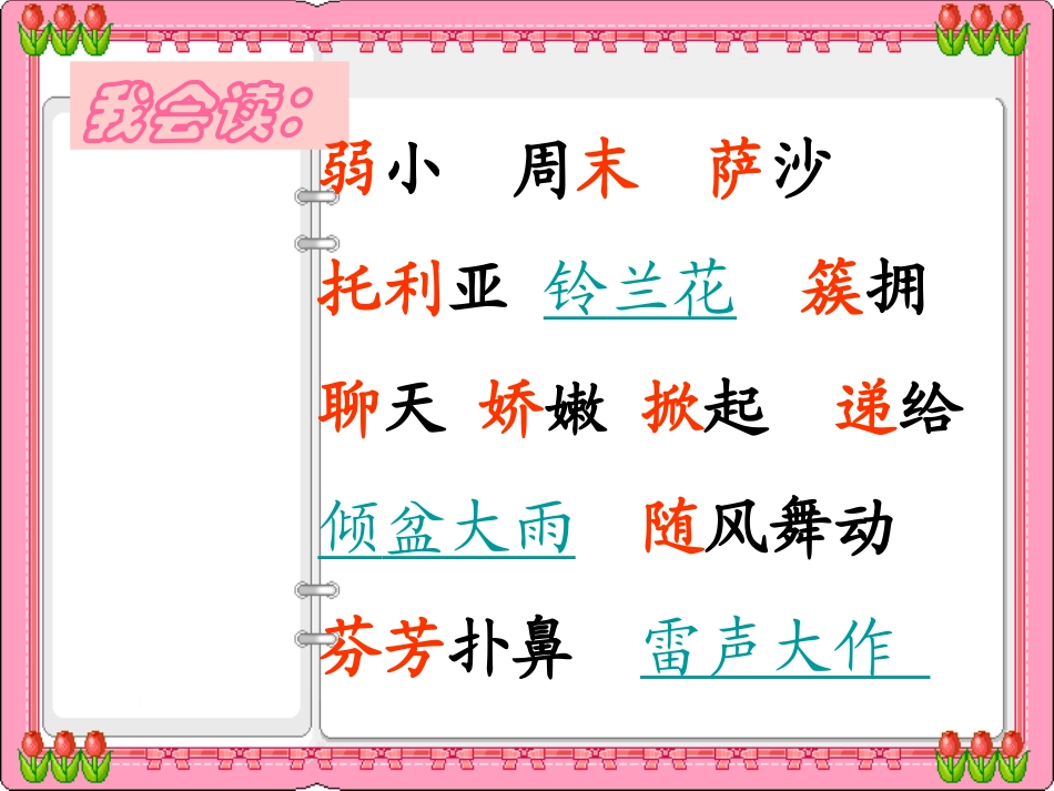 1265人教版二年级语文下册《我不是最弱小的》课件PPT_第2页