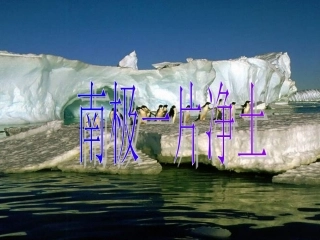南极一片净土教学课件