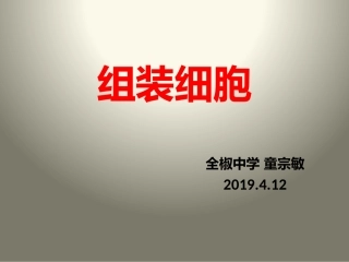 科学前沿组装细胞