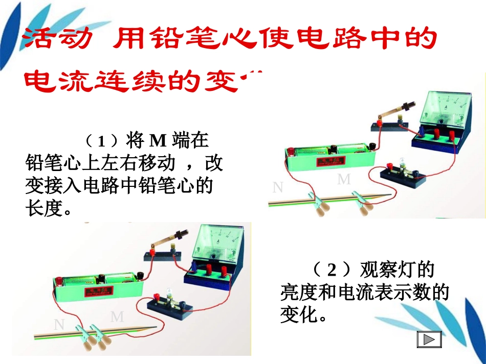 安徽省亳州市风华中学九年级物理-64《滑动变阻器》课件_第3页