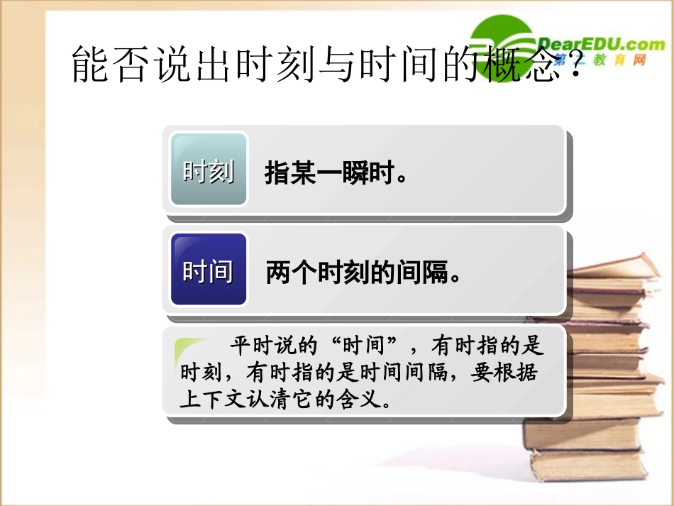 高中物理：1.2《时间和位移》课件(新人教版必修1)_第3页