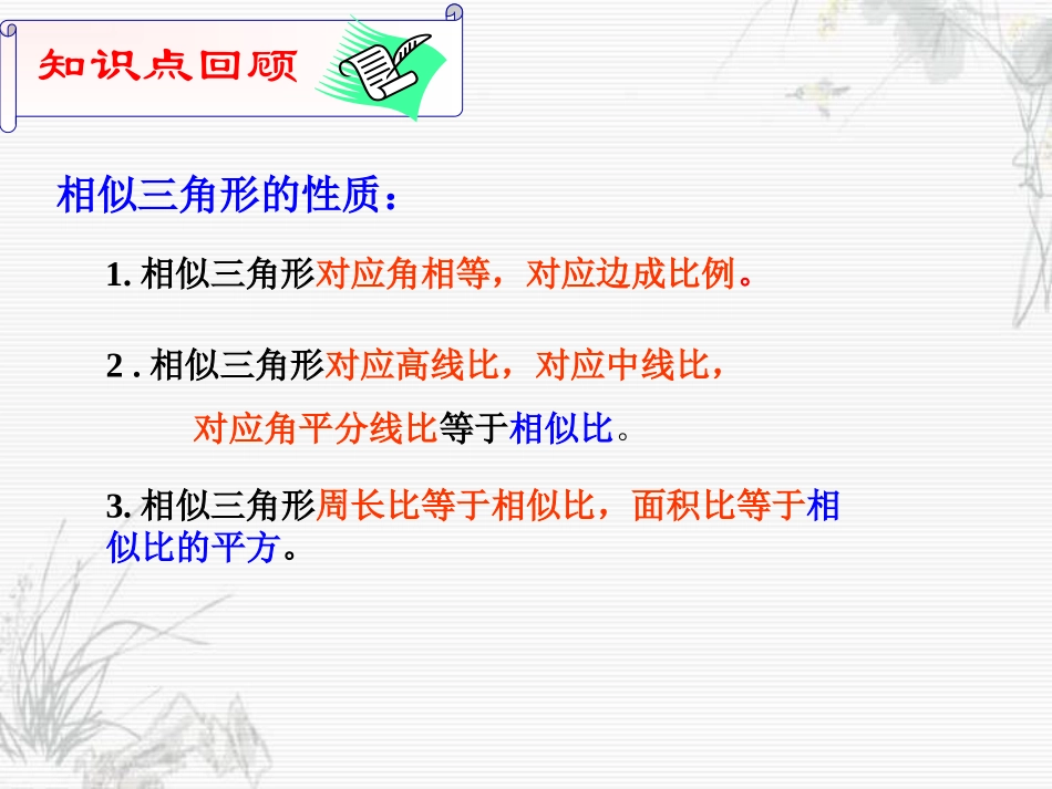《相似三角形的判定复习课》_第3页