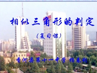 《相似三角形的判定复习课》