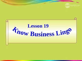 陕西省汉中市陕飞二中九年级英语上册《unit3-Buying-and-Selling》Lesson-19新课标同步授课课件-冀教版