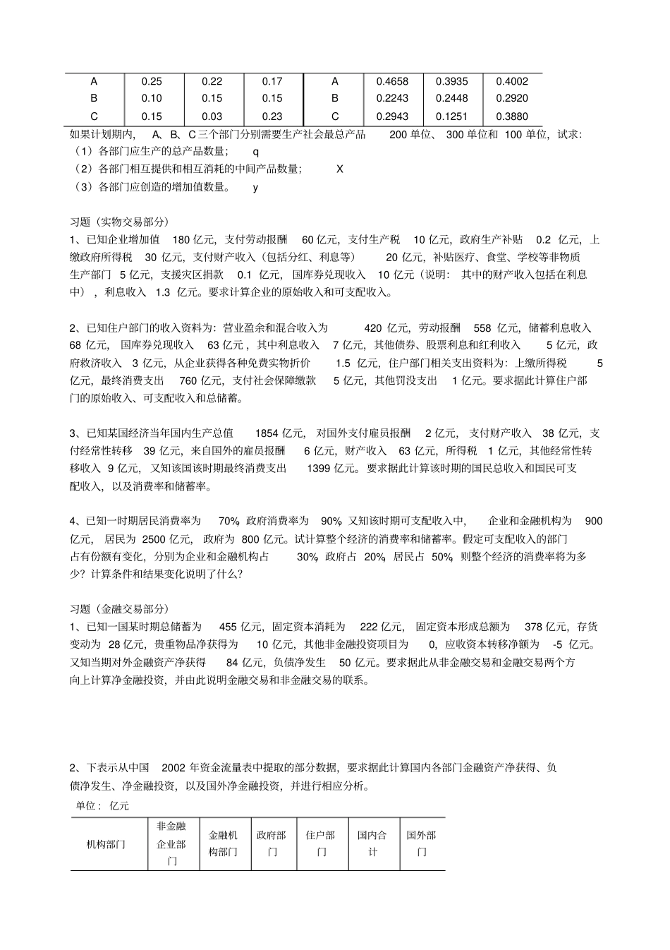 国民经济核算作业_第2页