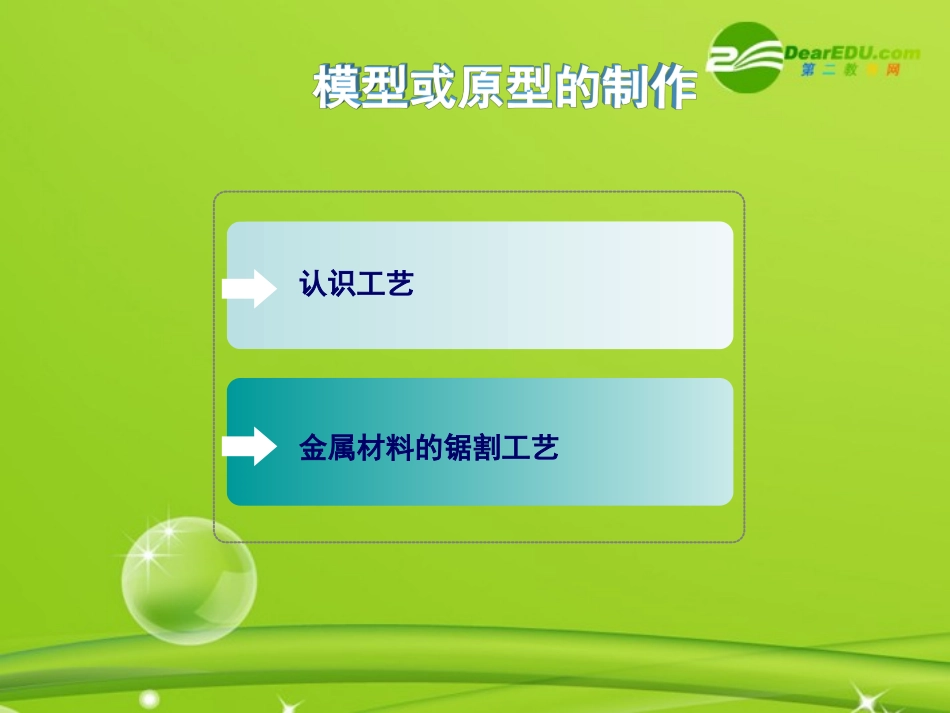 高一通用技术-第七单元-模型或原型的制作(工艺)技术课件2_第2页