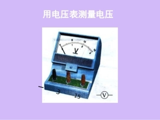 用电压表测量电压-(2)