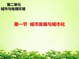 第一节城市发展与城市化-(13)