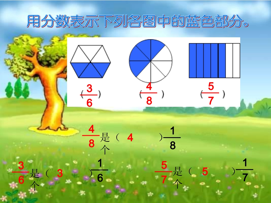 人教2011版小学数学三年级分数的初步认识_第2页