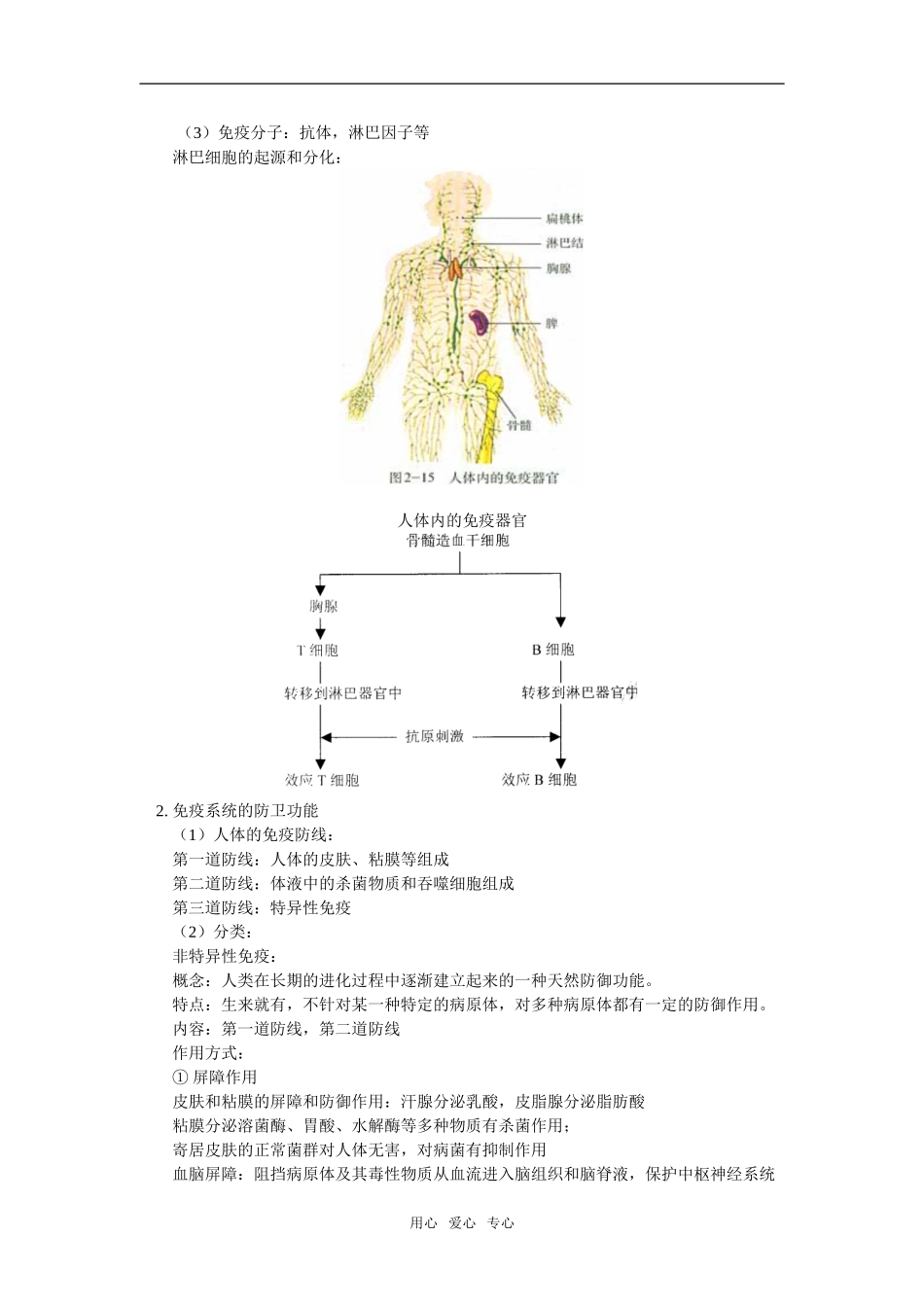 高一生物第四节-免疫调节人教实验版全国通用_第2页