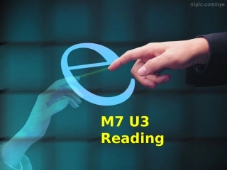 Reading(1)：TheeffectsoftheInternetonourlives
