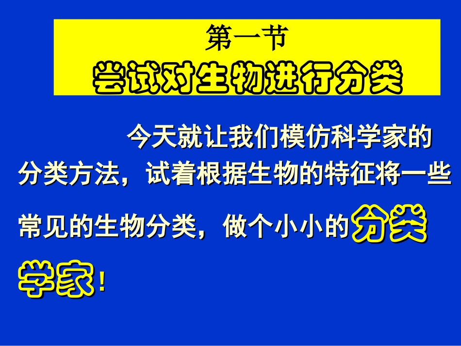尝试对生物进行分类课件.赵国宝_第2页