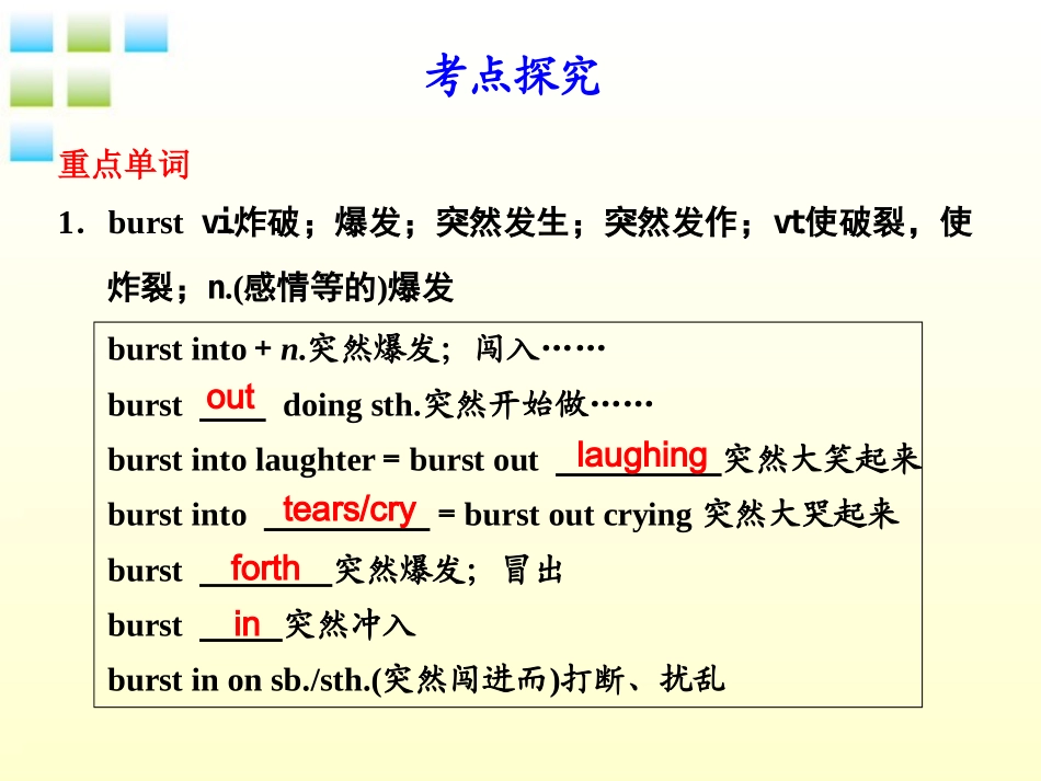 2012届高考英语一轮复习-Unit-4-Earthquakes课件-新人教版必修1_第2页