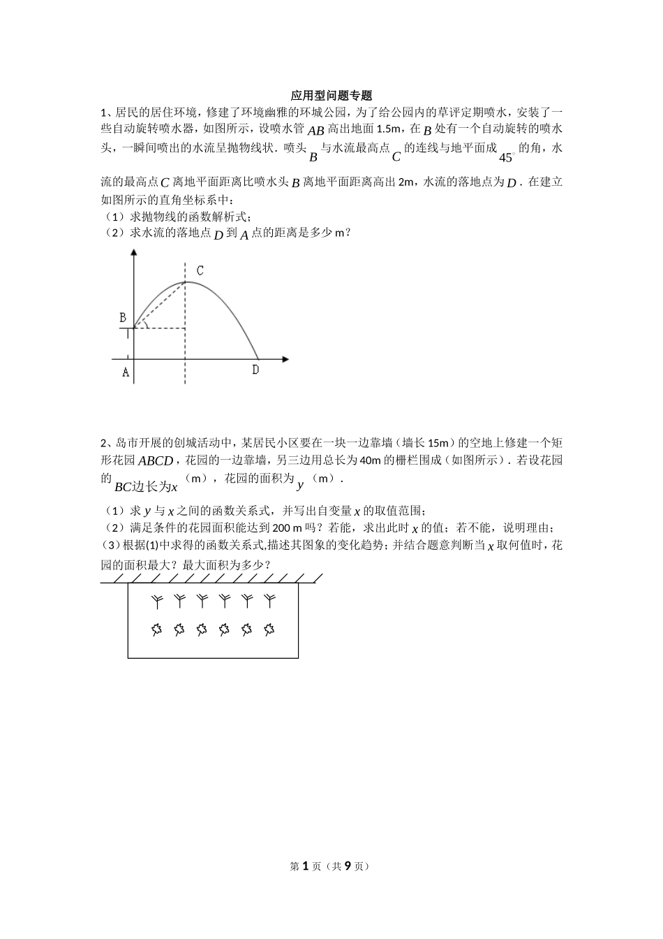 应用型问题专题_第1页