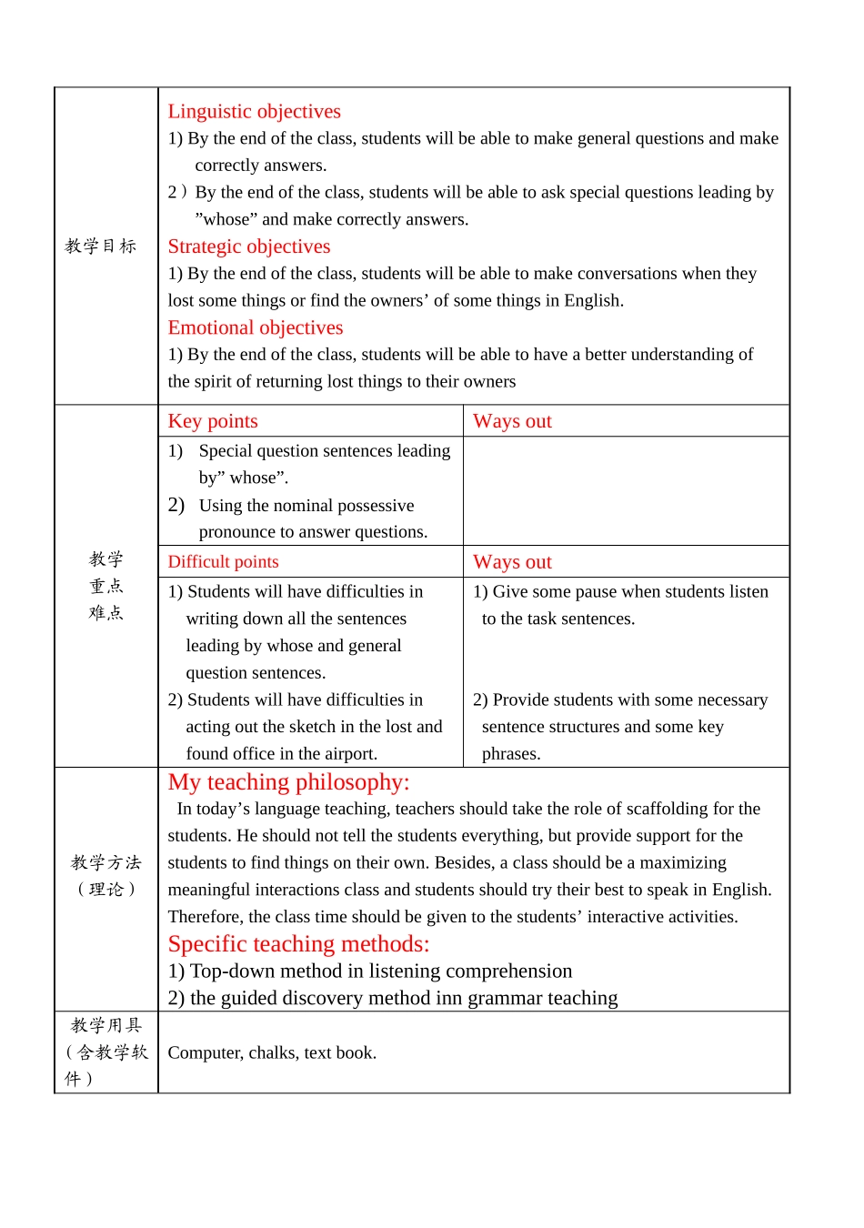 作业微格教学实验报告_第3页