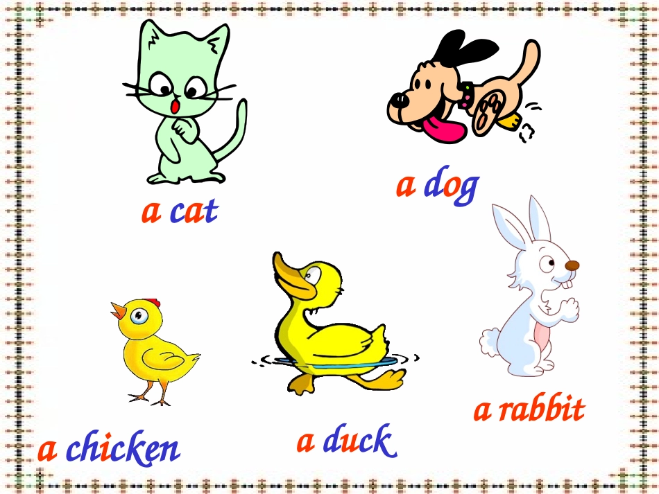 2012新广州版小学英语三年级上册Unit11-They-are-lovely_第2页