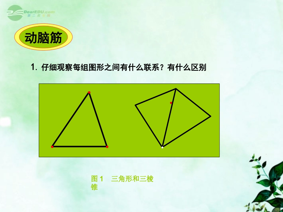 七年级数学上册-3.2《平面图形与空间图形》课件-湘教版_第3页
