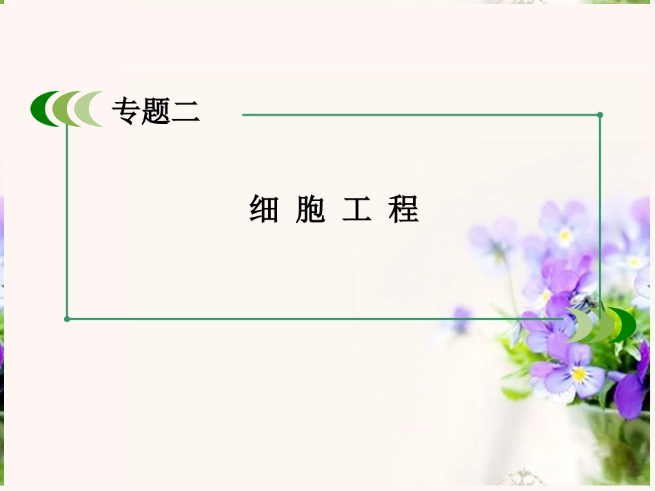 【走向高考】2014版高考生物一轮总复习-专题二-细胞工程课件-新人教版选修3_第3页
