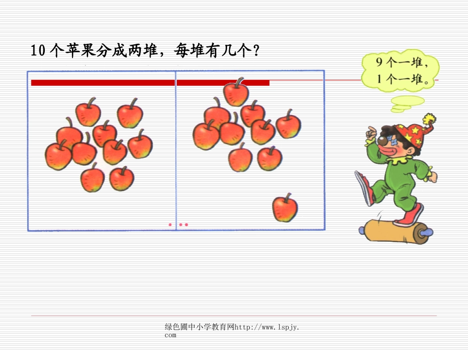 小学二年级下学期数学《分苹果》PPT课件_第3页