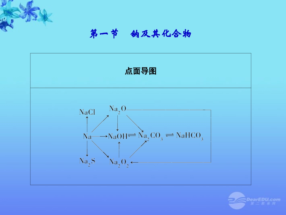 【课堂新坐标】2013届高三化学一轮复习-第三章第一讲-钠及其化合物课件(广东专用)_第2页