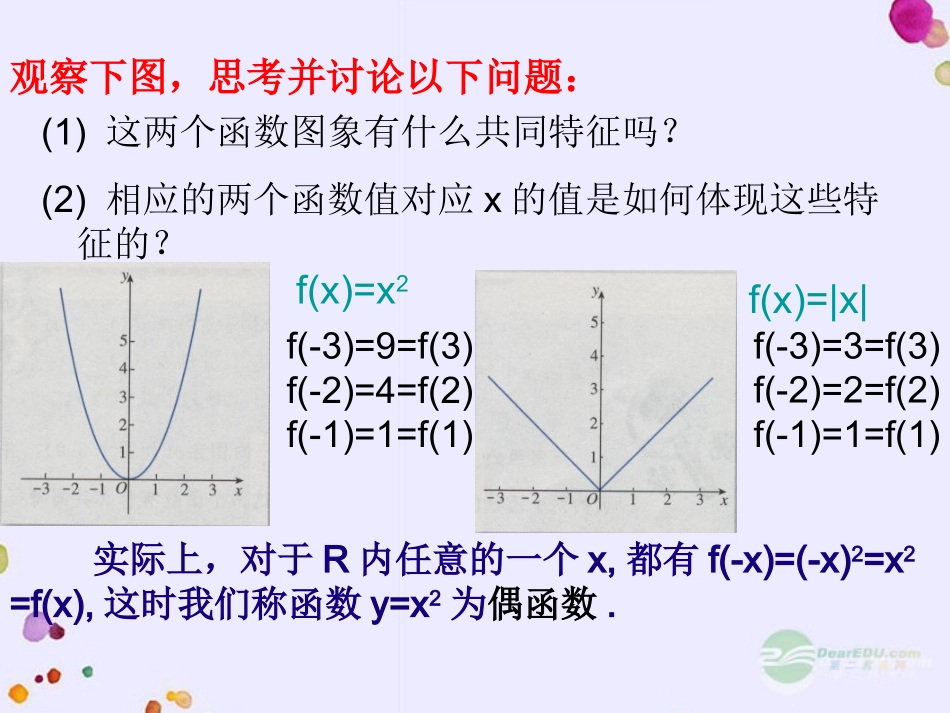 2012届高中数学教学-函数的奇偶性4课件-新人教A版必修1_第2页