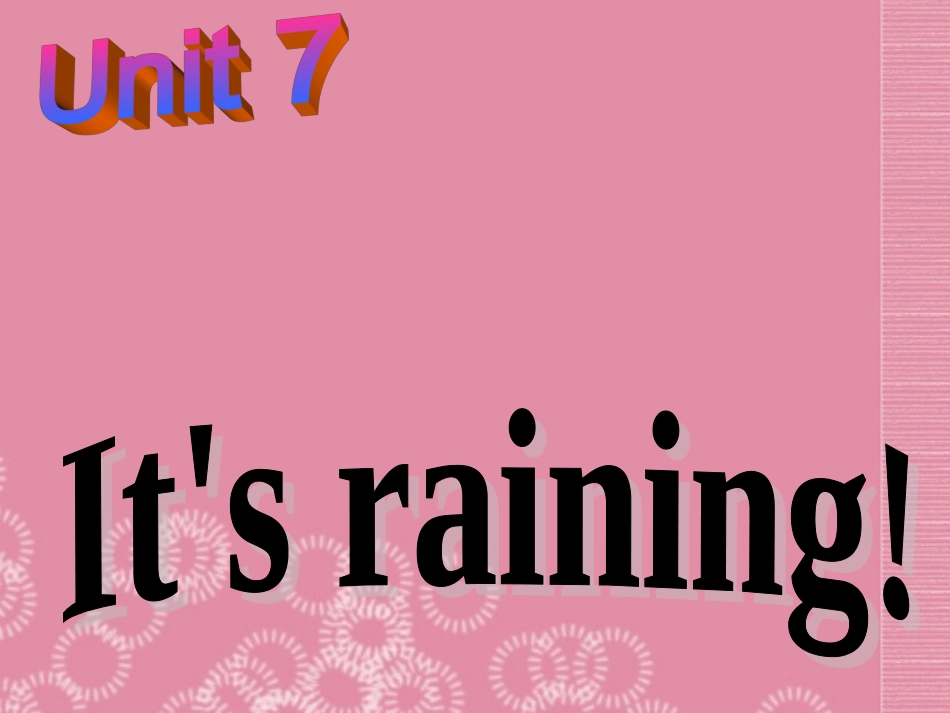 河北省滦南县青坨营中学七年级英语下册《Unit-7-It's-raining!-Section-B-1a-2c》课件-人教新目标版_第2页