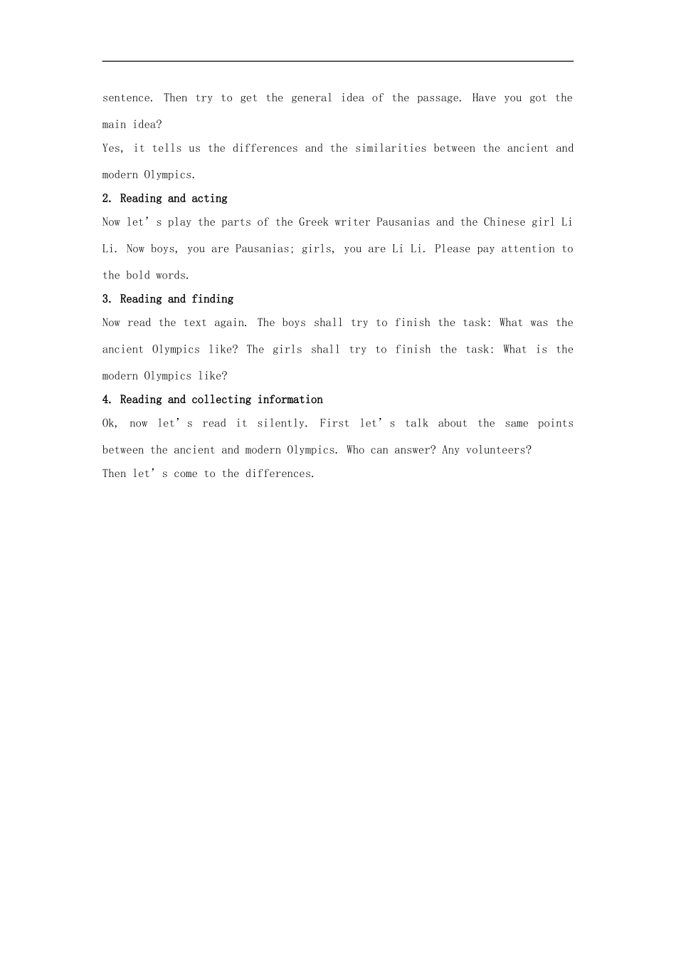 高中英语-Unit-2-The-Olympic-Games教案(4)新人教版必修2_第3页