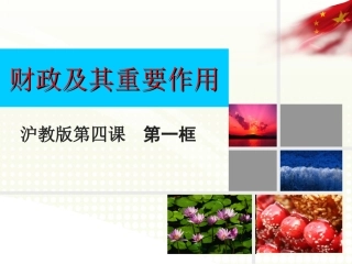 第四课国家财政与依法纳税-(3)