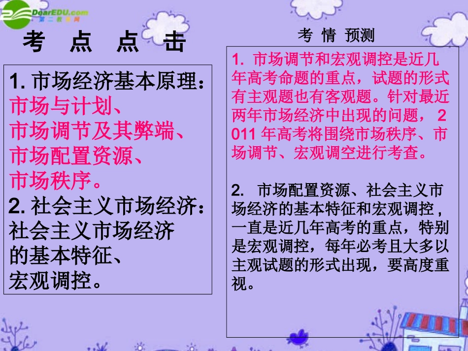 高三政治一轮复习-《资源配置》课件-人教版_第2页