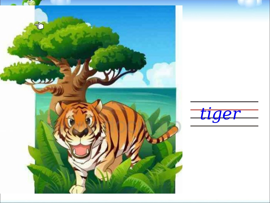 新版人教版PEP三年级英语unit3-At-the-zoo--Let's-learn课件_第3页