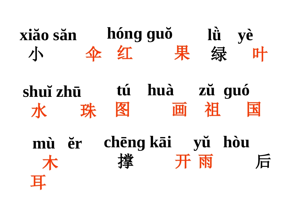 《雨后的森林》课件(语文S版一年级语文上册课件)_第2页