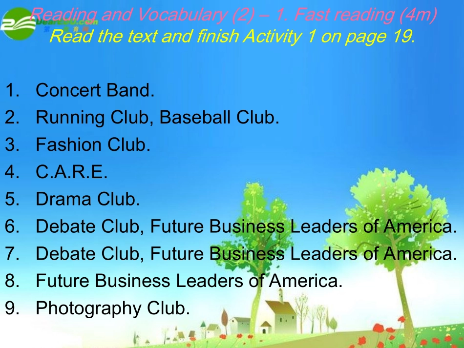 高中英语-Module2-Highlights-of-my-senior-Year-Period课件-外研版选修7_第2页