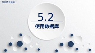 5.2.1使用数据库应用系统
