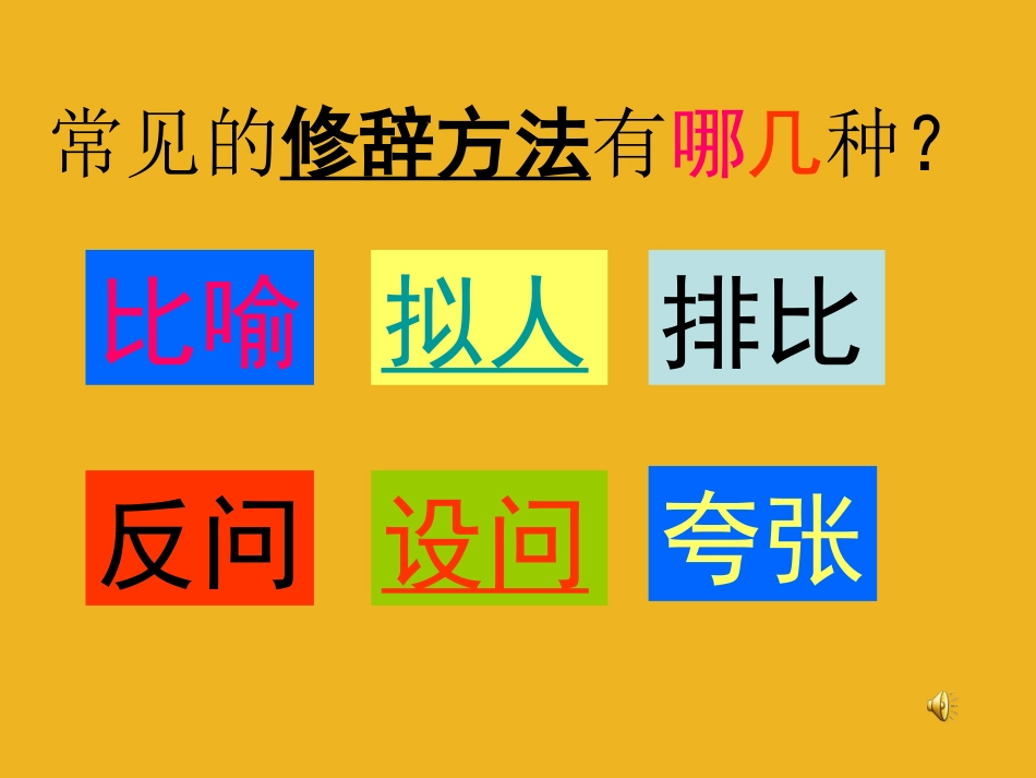 七年级语文上册-修辞方法的特点及用法课件-人教新课标版_第1页