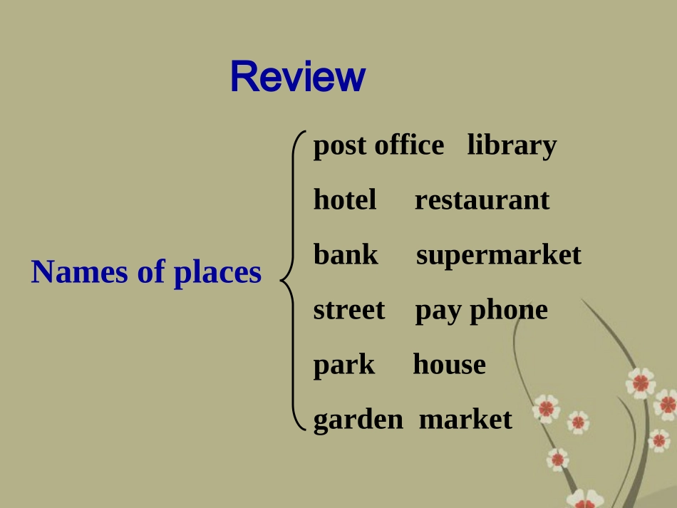 2013年七年级英语下册《Unit8-Is-there-a-post-office-near-here-Self-check》课件-(新版)人教新目标版_第3页
