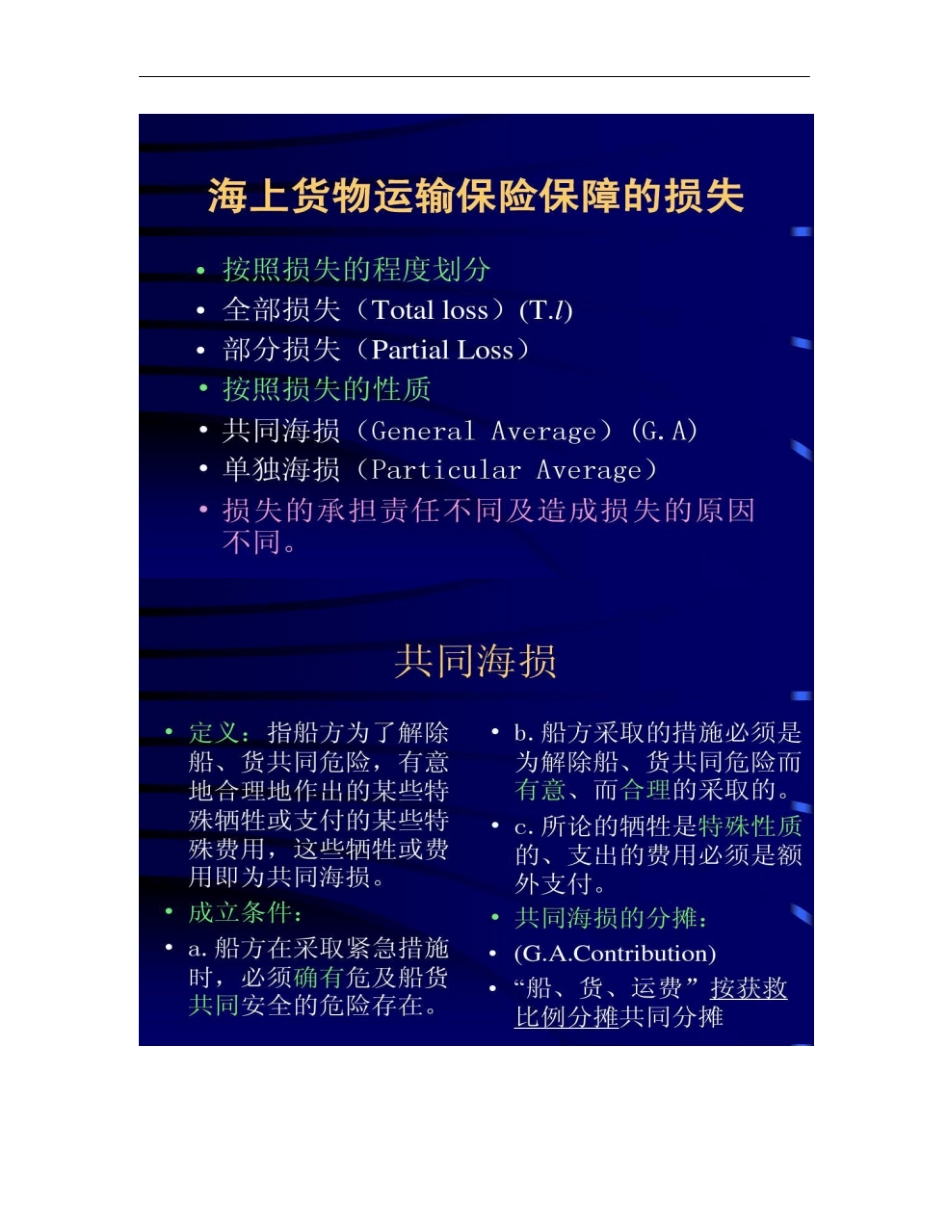 国际贸易理论与实务之货物运输保险_第3页