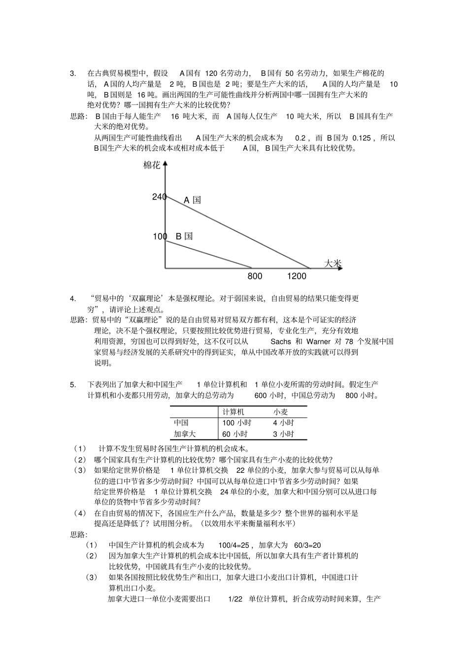 国际贸易课后题答案_第3页