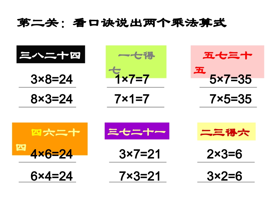 二年级数学上册第六单元表内乘法(二)：第三课时课件_第2页